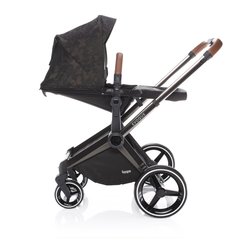 SET Podvozek Evoque + Farebný set ku kočárku Evoque, S/BR_Butterfly 2