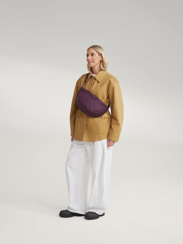 STUDIO NOOS - Technical Puffy FANNY PACK - kabelka | Burgundy 2