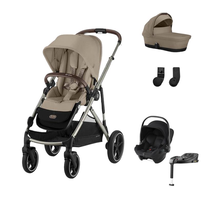 CYBEX GAZELLE Set L, ALMOND BEIGE (Taupe rám)