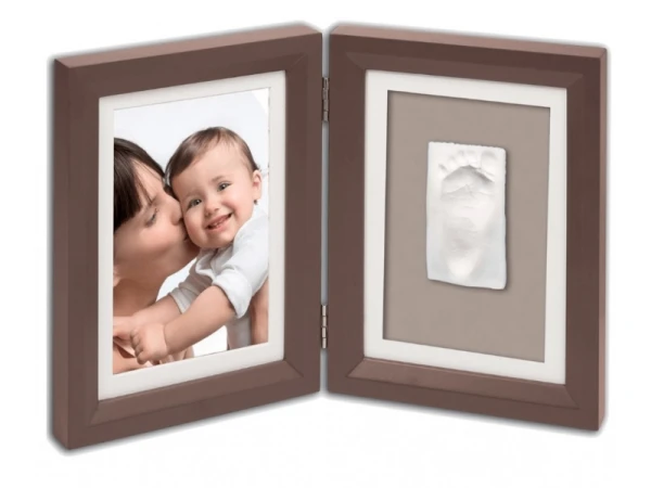 Drevený rámček pre odtlačok My Baby Touch Simple Brown