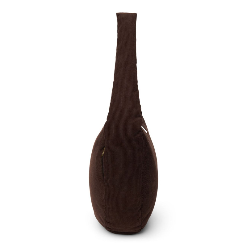 STUDIO NOOS - RIB puffy Cross Body bag | Dark Brown 2