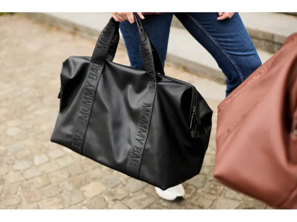 Prebaľovacia taška Mommy Bag Signature Vegan Leather Black 8