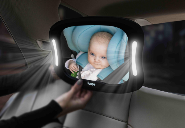 Zrcátko s LED podsvícením, Black 6