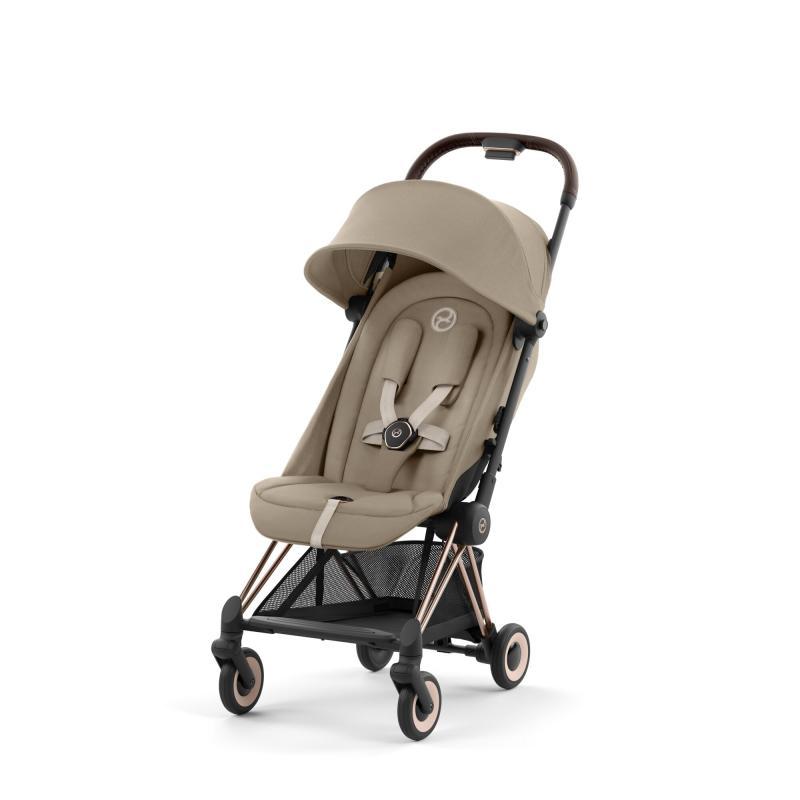 Športový kočík Cybex Coya Cozy Beige / Frame RoseGold