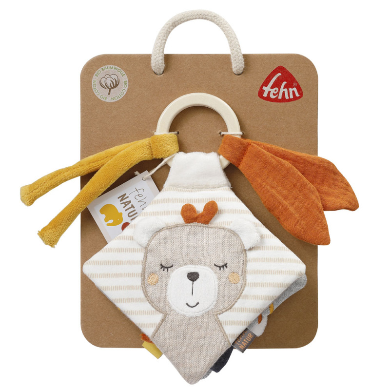 Měkká knížka oslík & medvídek, FehnNatur 2.0 2