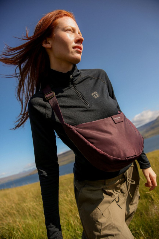 STUDIO NOOS - Technical Puffy FANNY PACK - kabelka | Burgundy 1