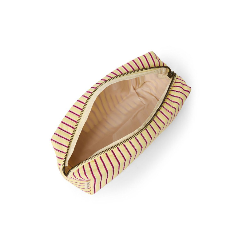 STUDIO NOOS - Poplin POUCH - kabelka | Butter Yellow Striped 1
