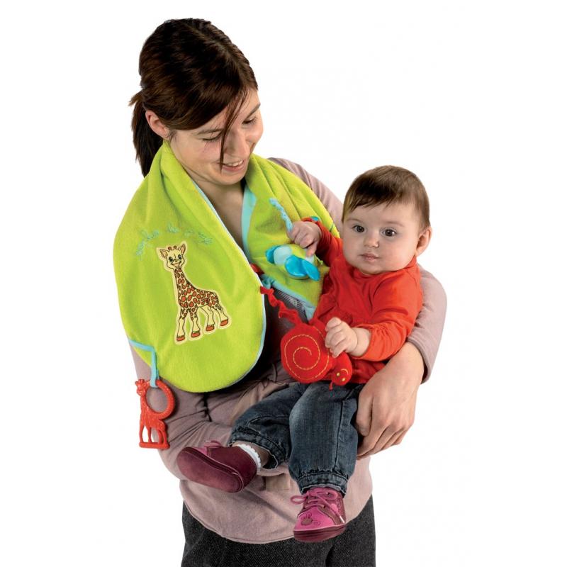 Vulli Šál pre mamičky s aktivitami žirafa Sophie