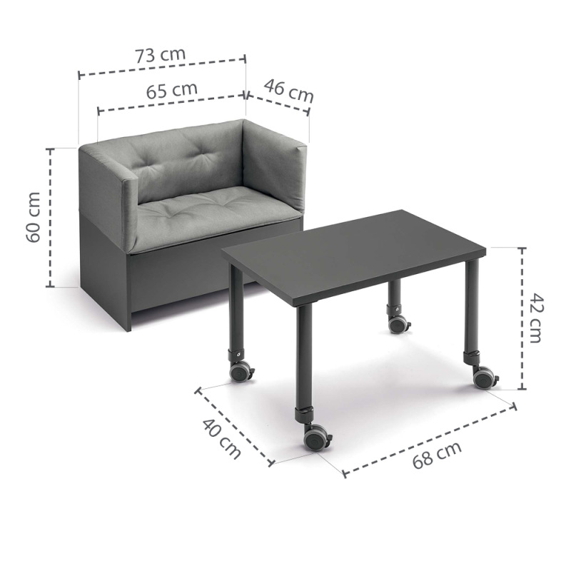 Prebaľovací komoda GROWI 2IN1, Col.C261 5