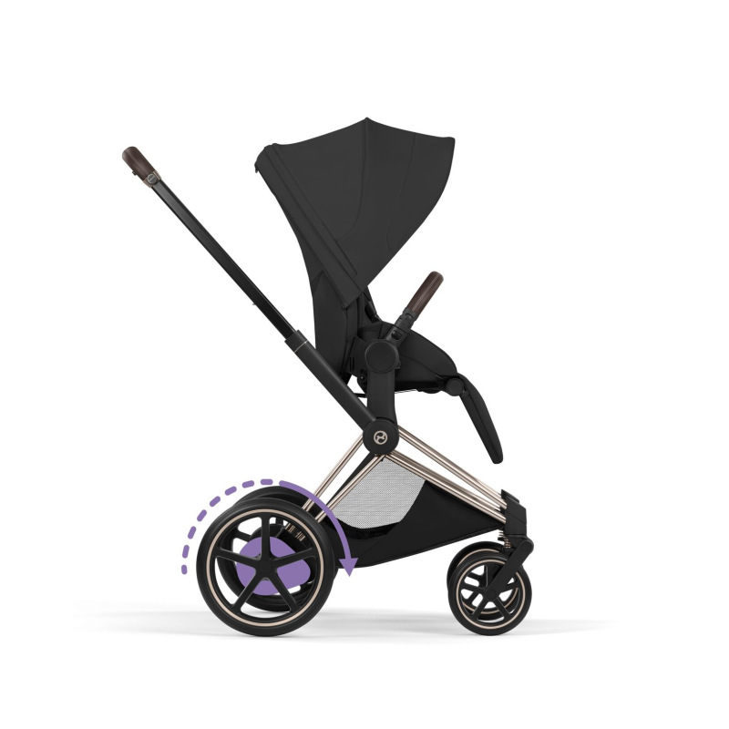 Cybex e-Priam Style podvozok + rám sedenia 2026 - Champagne Gold 3