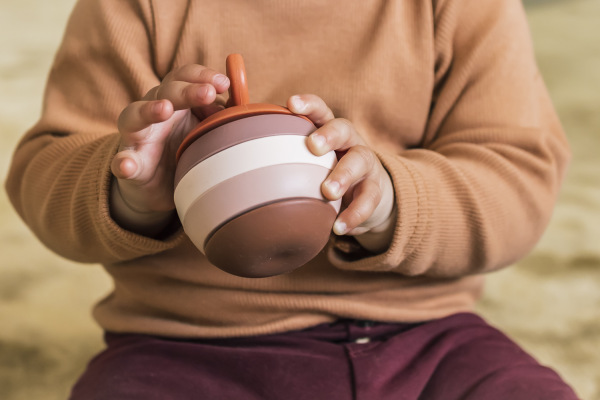 Silikónová skladacia hračka Apple, Multicolor 5