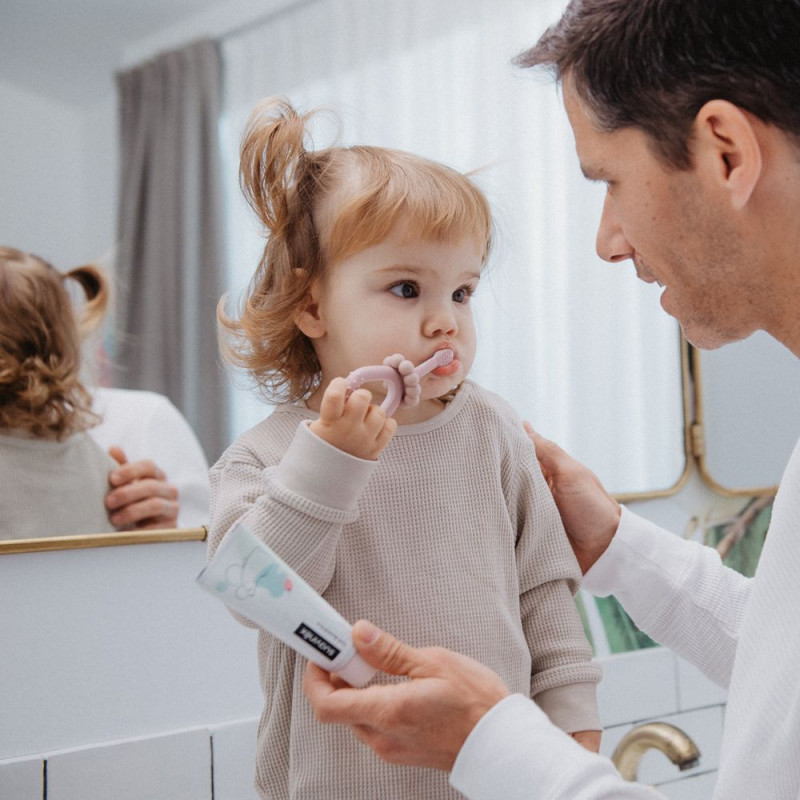 SUAVINEX | SADA pre ústnu hygienu - ružová 1