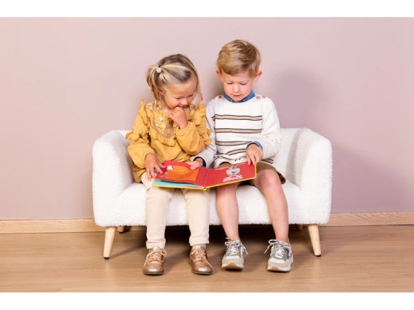 Detská Pohovka Childhome Teddy Off White 13