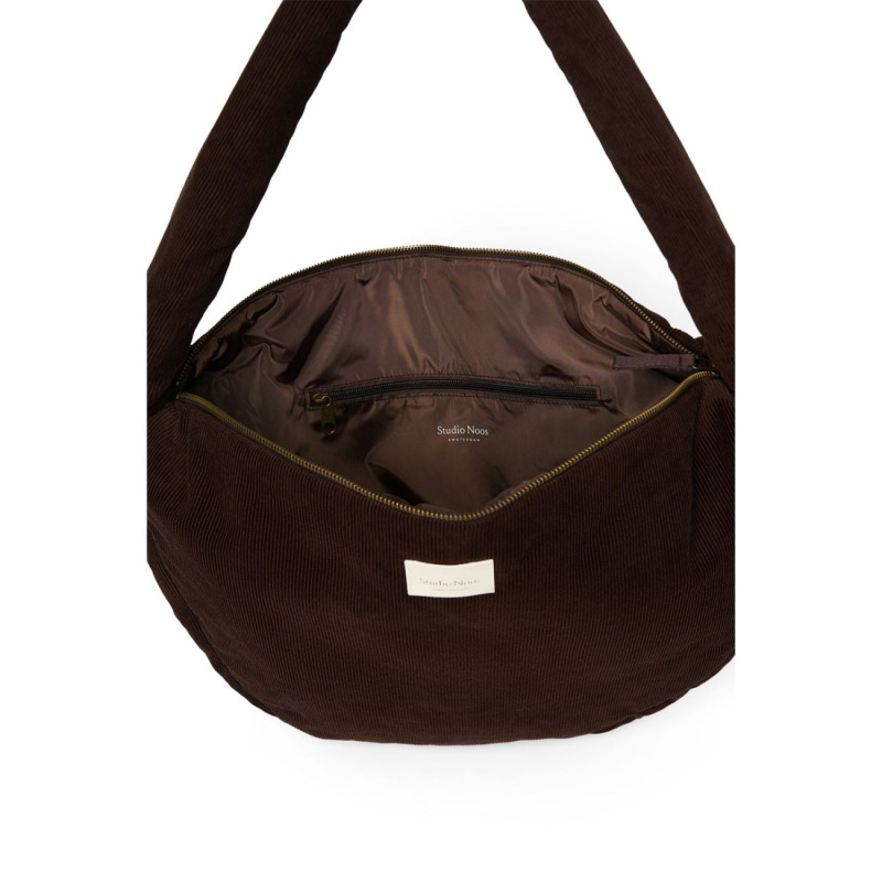 STUDIO NOOS - RIB puffy Cross Body bag | Dark Brown 5