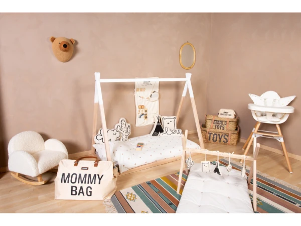 Kreslo detské hojdacie Teddy Off White 6