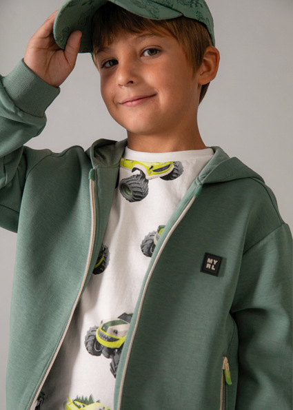 Mayoral mikinaso zipsom Green 2