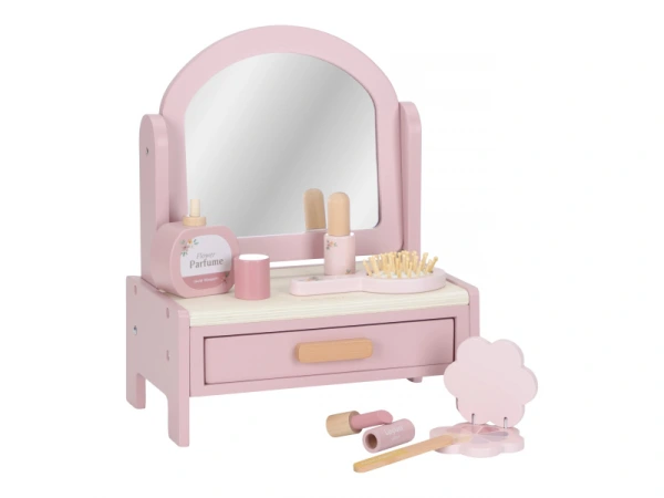 Toaletný stolík drevený Pink
