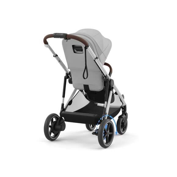 CYBEX Športový kočík E-GAZELLE, farba STONE GREY (silver rám)