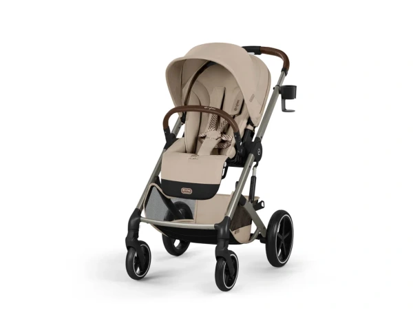 Cybex Balios S Lux 2026 s hlbokou skladacou vaničkou Almond Beige 15