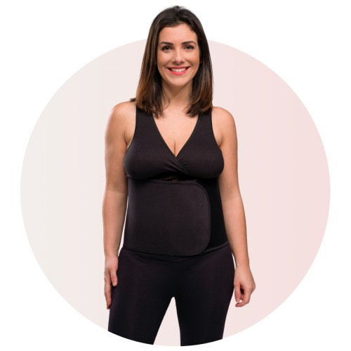 CARRIWELL Sťahovací pás po pôrode Black veľ. L/XL 5