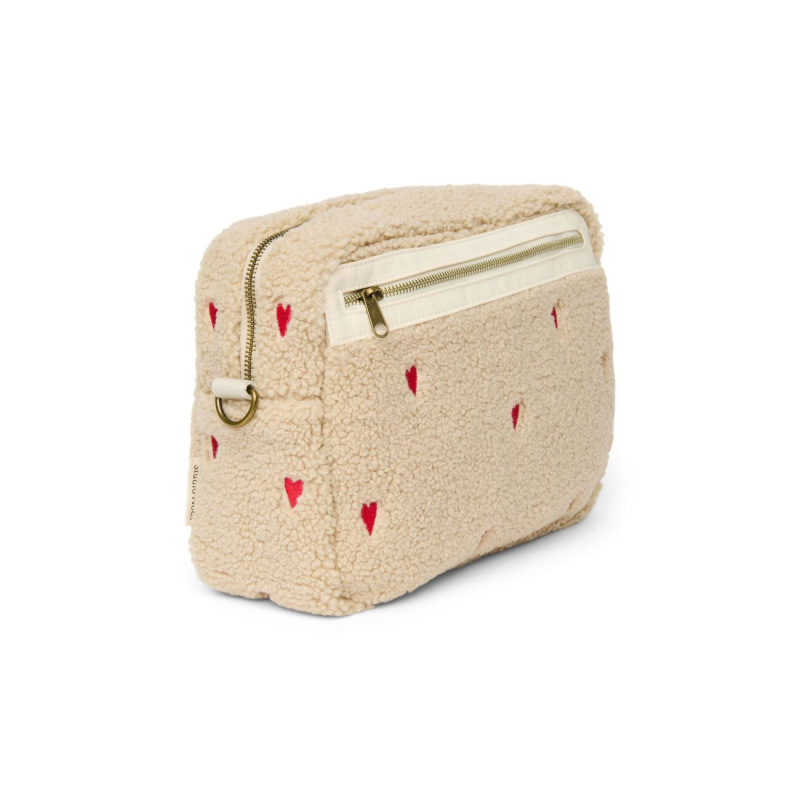 STUDIO NOOS - Teddy ORGANIZER na kočík | Ecru hearts 1