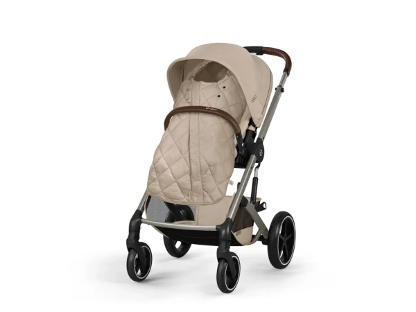 Cybex Balios S Lux 2026 s hlbokou skladacou vaničkou Almond Beige 17