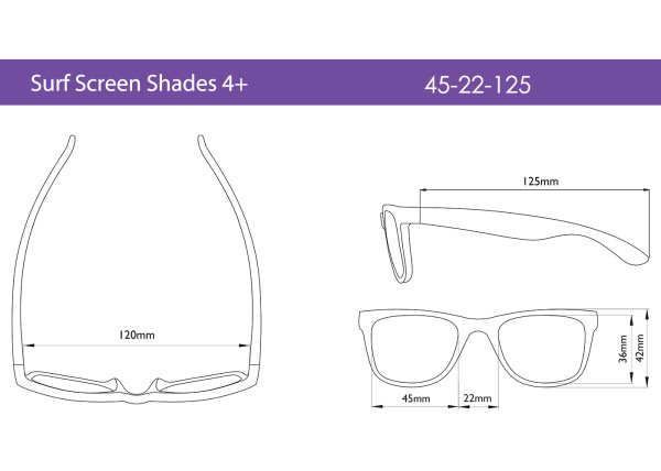 Okuliare proti modrému svetlu Surf 4+, White Iconic 1