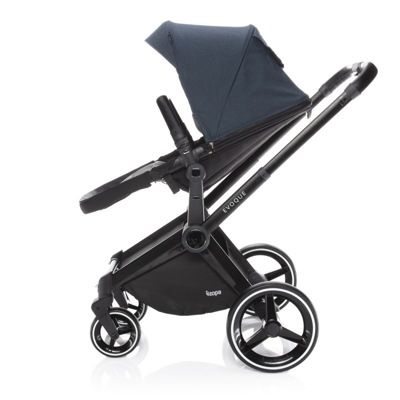 SET Podvozek Evoque + Farebný set ku kočárku Evoque, B/BL_Butterfly 3