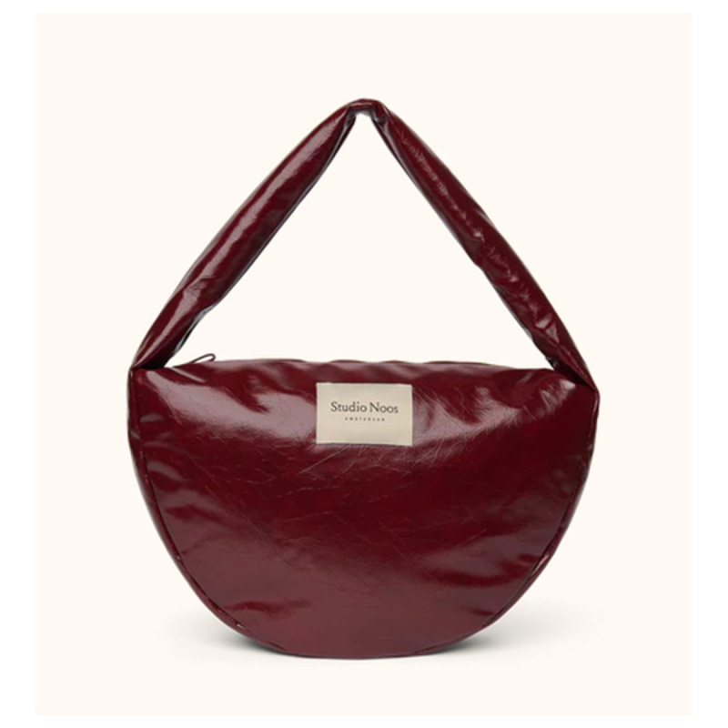 STUDIO NOOS - Leather Cross Body Bag | Burgundy