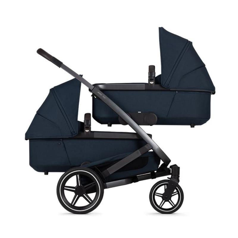 Geo3 twin komplet - Navy blue - madlo Dark brown 1