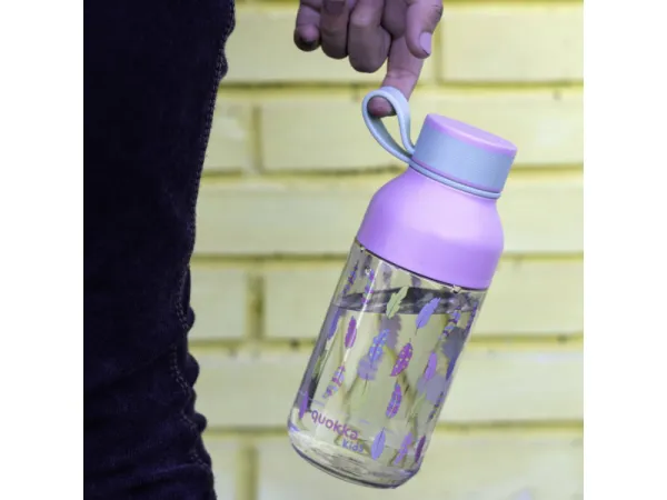 Plastová fľaša Ice Kids s pútkom Feathers 430 ml 2