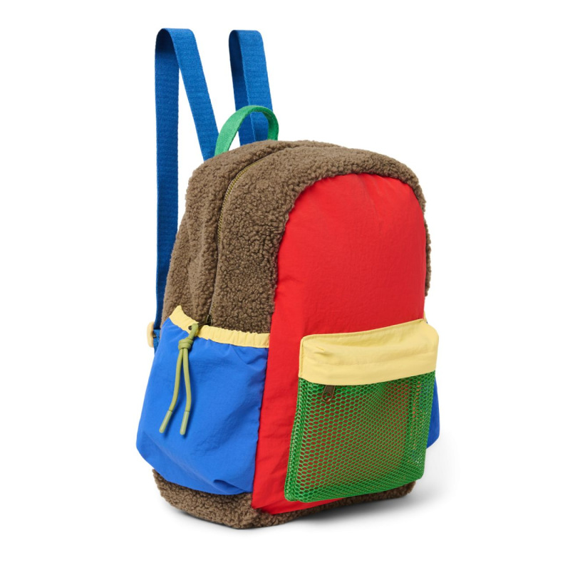 STUDIO NOOS - Patchwork Midi BACKPACK - batůžek | Fiery red 1