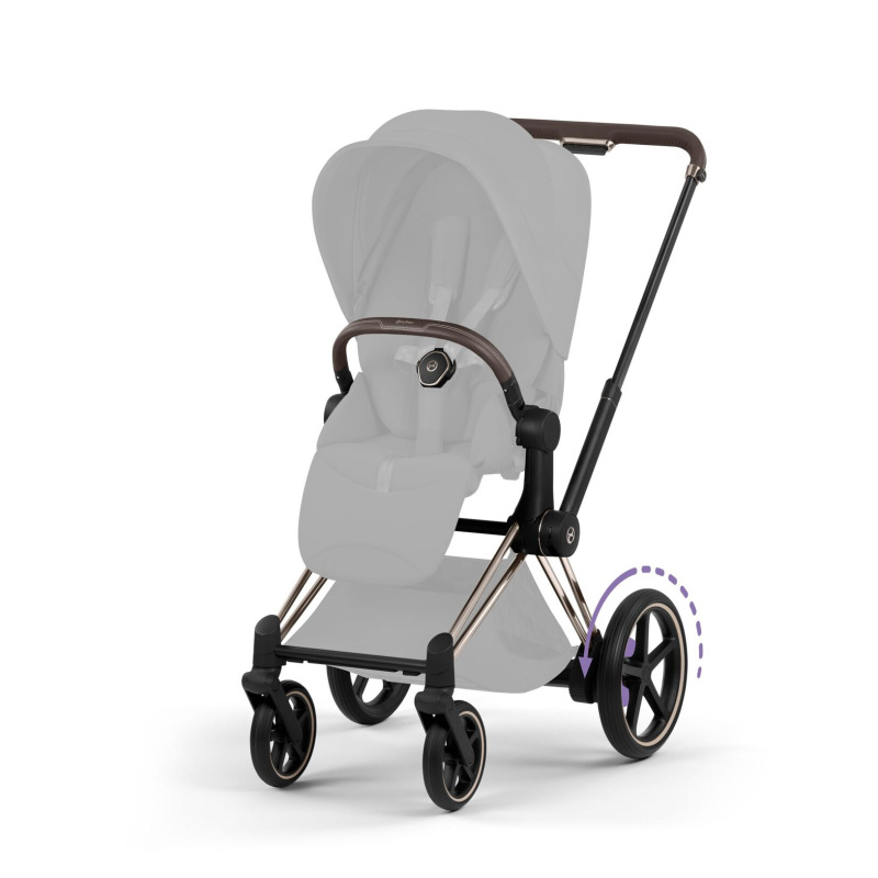Cybex e-Priam Style podvozok + rám sedenia 2026 - Champagne Gold 1