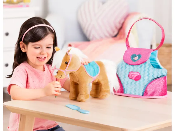 Poník v taške Blue Stripes Bag 5