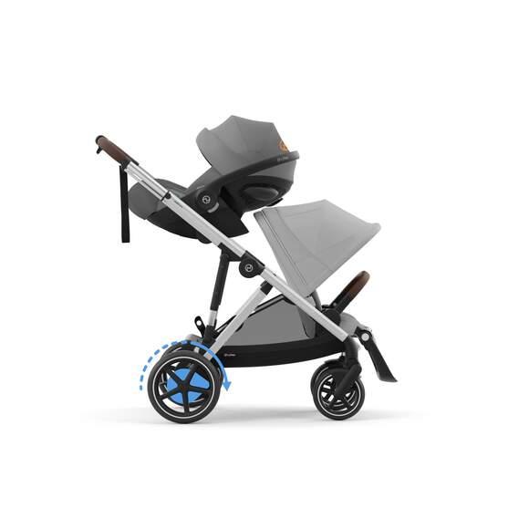 CYBEX Športový kočík E-GAZELLE, farba STONE GREY (silver rám)