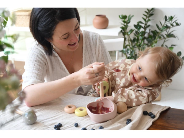 Miska silikónová s prísavkou Cotton Candy 6