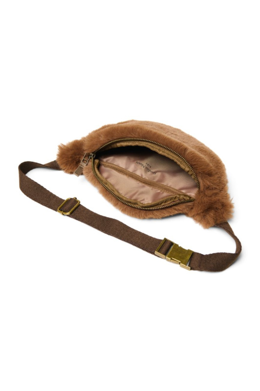 STUDIO NOOS - Faux Fur Mini FANNY pack - ladvinka | Brown 1