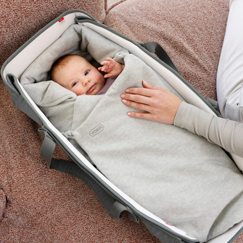 Voksi Wool Wrap misty green 2