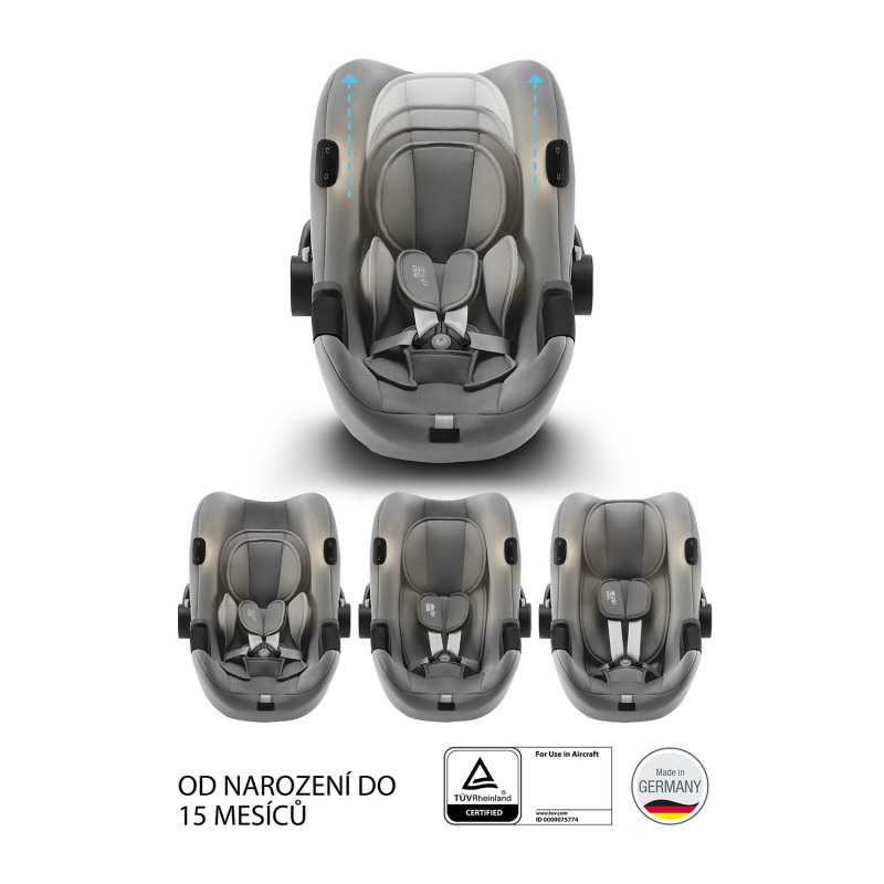 Autosedačka Baby-Safe iSense, Midnight Grey 4