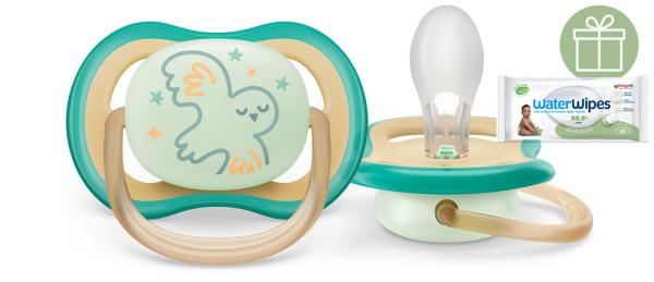 Philips AVENT Cumlík Ultra air nočný 0-6m neutral 1ks+WW Soapberry 60ks