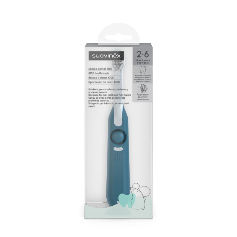 SUAVINEX | Detská kefka na zúbky KIDS 2-6 rokov - modrá 5