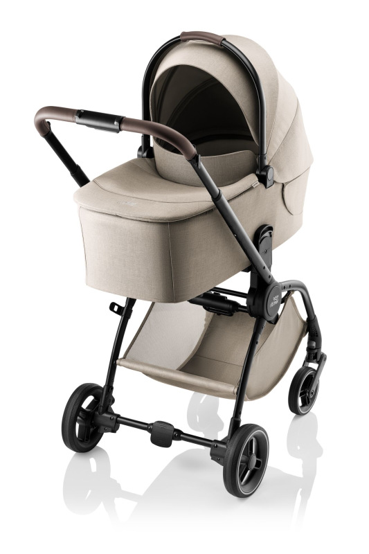 Sada kočíka Rio + hlboká vanička + autosedačka Baby-Safe PRO Style, Teak 16