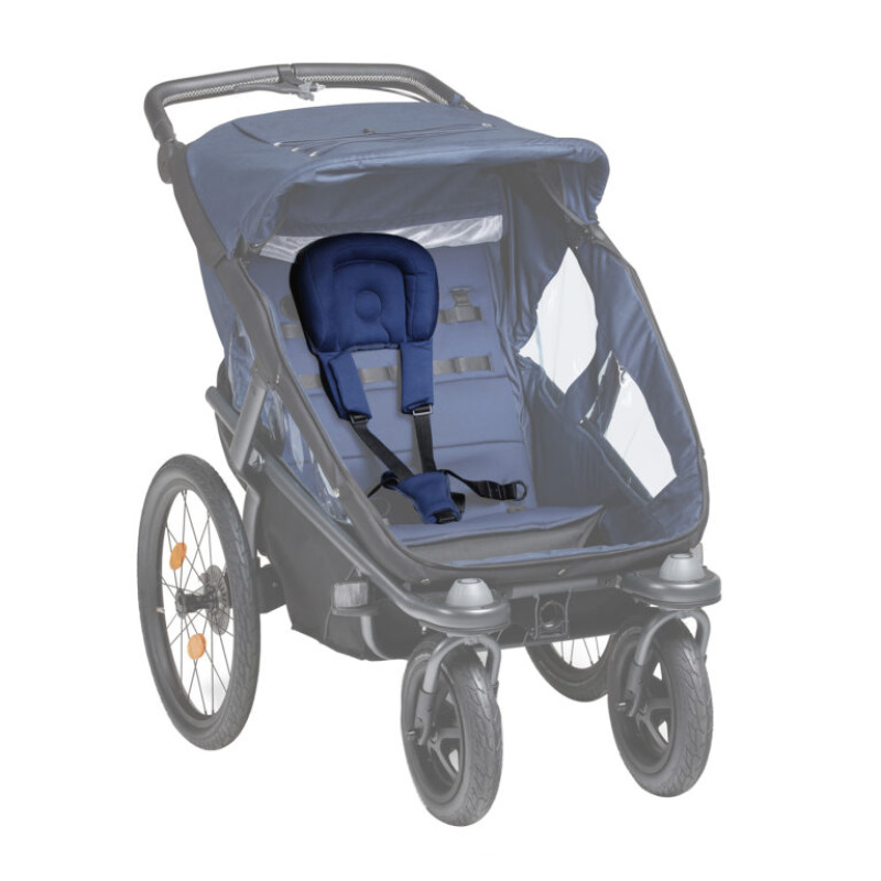 Tfk velo safety belt + head part single black 1