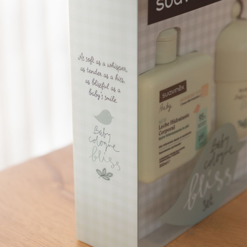 SUAVINEX | SET HYDRATAČNEJ EMULZIE 300ML + KRÉMOVÝ ČISTIACI GÉL 300ML + KOLÍNSKA VODA BLISS 100ML 7