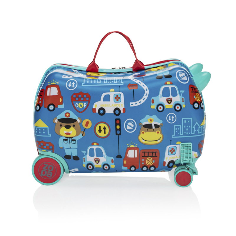 Detský kufrík na kolieskach Pack&Ride, Traffic 2