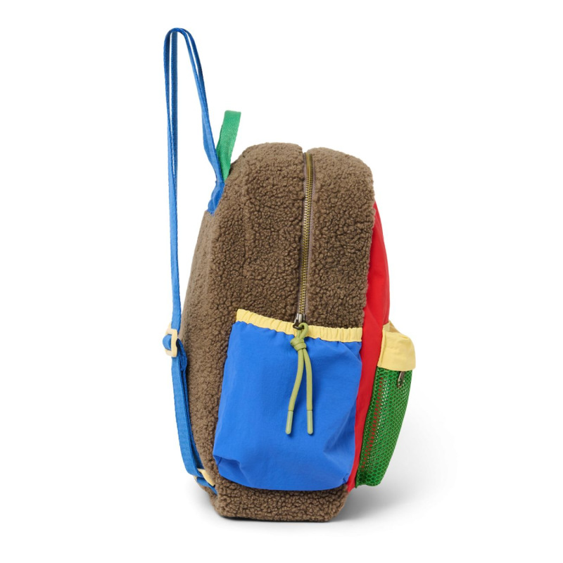 STUDIO NOOS - Patchwork Midi BACKPACK - batůžek | Fiery red 3