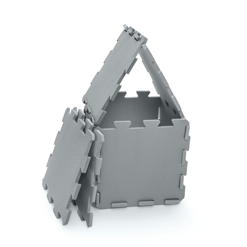 Penová podložka Puzzle 30x30 cm 9ks, Light Grey 7