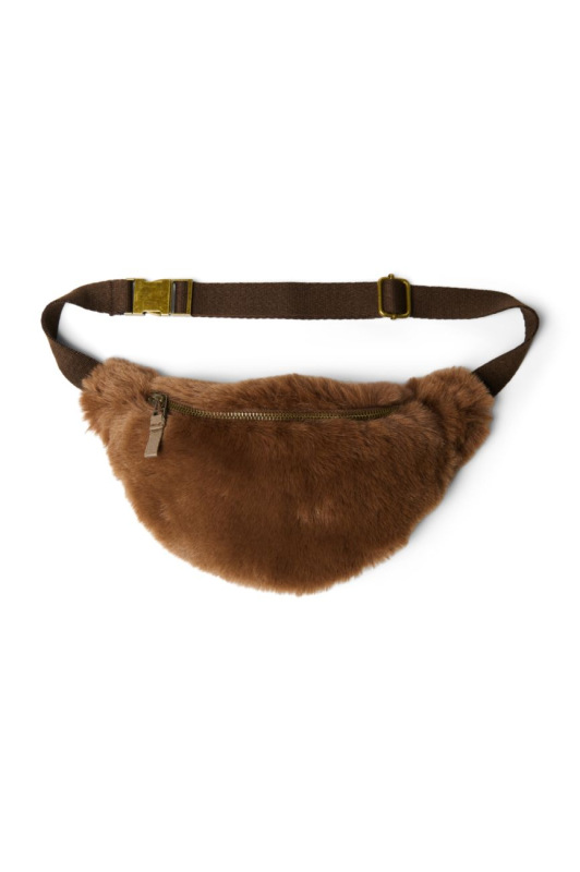 STUDIO NOOS - Faux Fur Mini FANNY pack - ladvinka | Brown