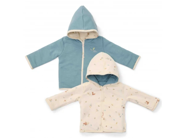 Kabátik obojstranný Stone Blue veľ. 74