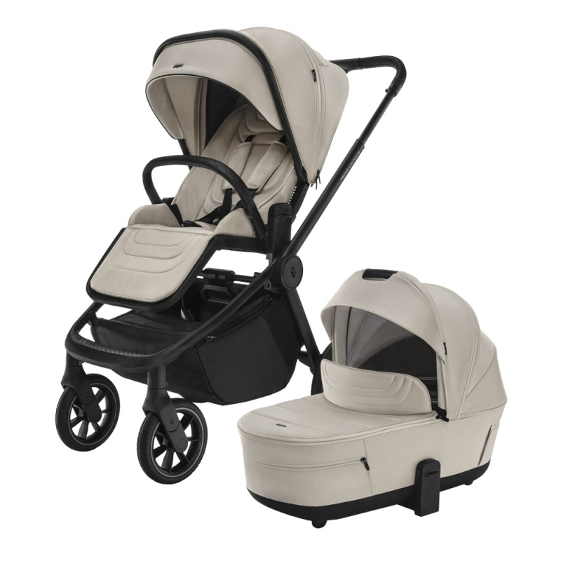 Set športový kočík Move Cross 5 + hlboká korba XL 5 + adaptéry, Ivory Beige